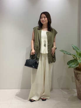 「GALENA（LOUNGEDRESS）（ガレナ）のアイテム」を使った、ancho3さん（レディース・153cm）の夏コーディネート