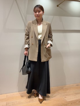 「GALENA（LOUNGEDRESS）（ガレナ）のアイテム」を使った、ancho3さん（レディース・153cm）の秋コーディネート