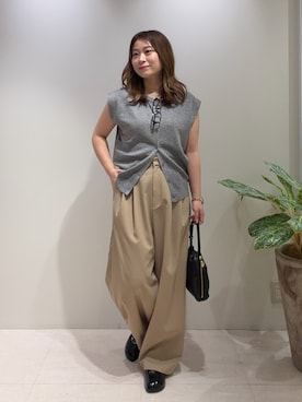 「gemeil（ジェムイル）のアイテム」を使った、ancho3さん（レディース・153cm）の夏コーディネート
