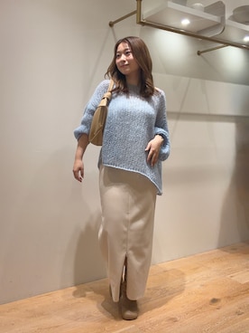 「gemeil（ジェムイル）のアイテム」を使った、ancho3さん（レディース・153cm）の夏コーディネート