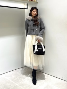 「JILL by JILL STUART（ジルバイジルスチュアート）のアイテム（トートバッグ）」を使った、ayujillby98さん（レディース・163cm）の秋コーディネート