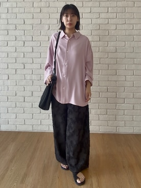 「tk.TAKEO KIKUCHI（ティーケータケオキクチ）のアイテム（バッグ）」を使った、nananana5001さん（レディース・150cm）の夏コーディネート