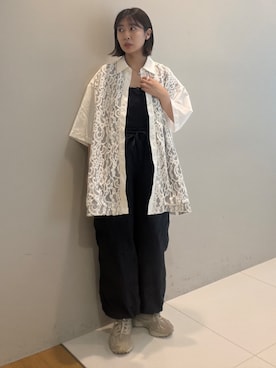 「tk.TAKEO KIKUCHI（ティーケータケオキクチ）のアイテム」を使った、nananana5001さん（レディース・150cm）の夏コーディネート