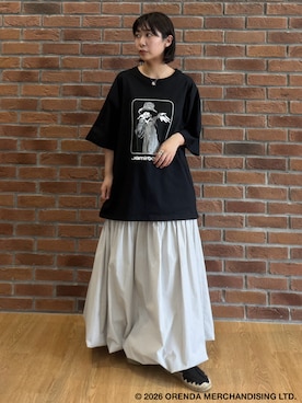 「tk.TAKEO KIKUCHI（ティーケータケオキクチ）のアイテム（トップス）」を使った、nananana5001さん（レディース・150cm）の夏コーディネート
