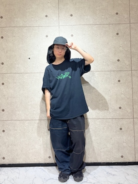 「Acne Studios（アクネストゥディオズ）のアイテム（シューズ）」を使った、🐲さん（メンズ・162cm）の夏コーディネート