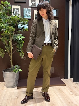 「TAKEO KIKUCHI（タケオキクチ）のアイテム」を使った、keiさん（メンズ・177cm）の秋コーディネート