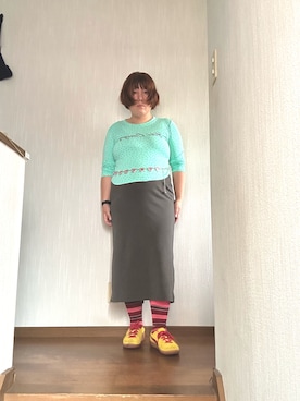 「SPINNS(スピンズ)のアイテム」を使った、kbeiaさん(レディース・154cm)の夏コーディネート