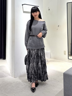 「YECCA VECCA（イェッカヴェッカ）のアイテム」を使った、フユノさん（レディース・156cm）の秋コーディネート