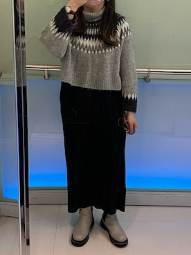 キャシーさん(レディース・160cm)の冬コーディネート