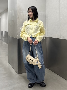 「w closet（ダブルクローゼット）のアイテム（ジャケット/アウター）」を使った、kotwcloさん（レディース・166cm）の春コーディネート