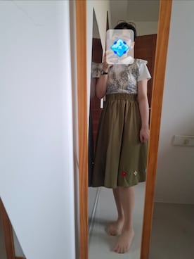 「no brand（ノーブランド）のアイテム（トップス）」を使った、Siáu Koan Lîmさん（レディース・155cm）の春コーディネート