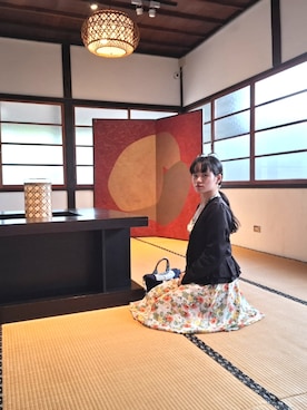 「no brand（ノーブランド）のアイテム（ワンピース/ドレス）」を使った、Siáu Koan Lîmさん（レディース・155cm）の春コーディネート