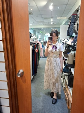 「no brand（ノーブランド）のアイテム（トップス）」を使った、Siáu Koan Lîmさん（レディース・155cm）の春コーディネート