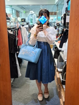 「no brand（ノーブランド）のアイテム（トップス）」を使った、Siáu Koan Lîmさん（レディース・155cm）の春コーディネート