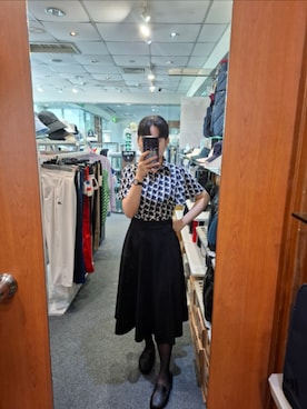 「no brand（ノーブランド）のアイテム（トップス）」を使った、Siáu Koan Lîmさん（レディース・155cm）の春コーディネート