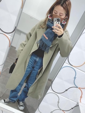 えりんこりにすたさん（レディース・156cm）の冬コーディネート