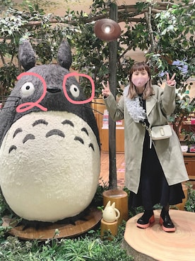 「SLOBE IENA（スローブイエナ）のアイテム（ワンピース）」を使った、えりんこりにすたさん（レディース・156cm）の冬コーディネート
