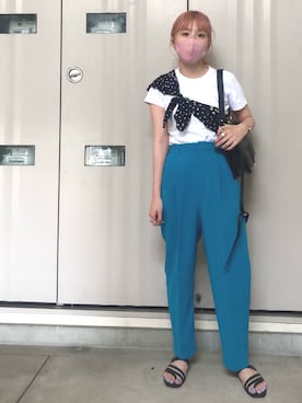 えりんこりにすたさん（レディース・156cm）の夏コーディネート