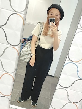「JOURNAL STANDARD relume（ジャーナルスタンダード　レリューム）のアイテム（オールインワン・サロペット）」を使った、えりんこりにすたさん（レディース・156cm）の秋コーディネート