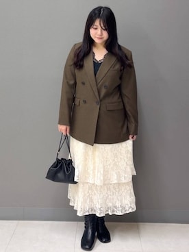 「A part by（アパートバイ）のアイテム（ブーツ）」を使った、はなさん（レディース・160cm）の秋コーディネート