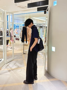 「NOLLEY’S（ノーリーズ）のアイテム」を使った、ryudaiさん（メンズ・186cm）の春コーディネート