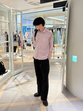 「NOLLEY’S（ノーリーズ）のアイテム」を使った、ryudaiさん（メンズ・186cm）の春コーディネート