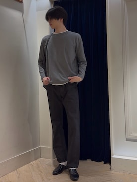 「NOLLEY’S（ノーリーズ）のアイテム」を使った、ryudaiさん（メンズ・186cm）の秋コーディネート