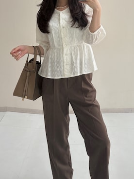「Petitjo（プッチージョ）のアイテム」を使った、Yumeさん（レディース・152cm）の春コーディネート