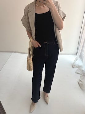 「Petitjo（プッチージョ）のアイテム」を使った、Yumeさん（レディース・152cm）の春コーディネート