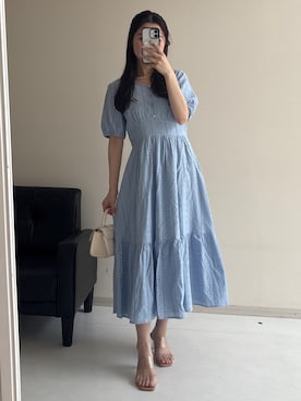 「Petitjo（プッチージョ）のアイテム」を使った、Yumeさん（レディース・152cm）の夏コーディネート