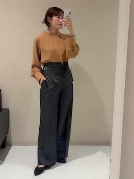 「nissen（ニッセン）のアイテム」を使った、tamaさん（レディース・162cm）の秋コーディネート