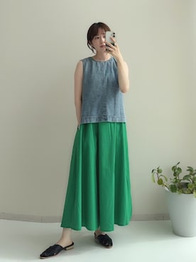 「nissen（ニッセン）のアイテム」を使った、tamaさん（レディース・162cm）の夏コーディネート