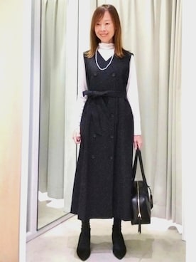「UNTITLED（アンタイトル）のアイテム（アクセサリー）」を使った、mm20008849さん（レディース・160cm）の秋コーディネート