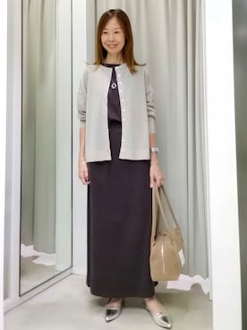 「アイテム（バッグ）」を使った、mm20008849さん（レディース・160cm・50代）の秋コーディネート
