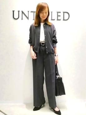 「アイテム（バッグ）」を使った、mm20008849さん（レディース・160cm・50代）の秋コーディネート