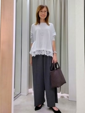 「アイテム（その他パンツ）」を使った、mm20008849さん（レディース・160cm・50代）の秋コーディネート