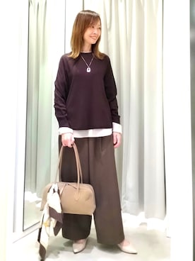 「UNTITLED（アンタイトル）のアイテム（アクセサリー）」を使った、mm20008849さん（レディース・160cm）の秋コーディネート