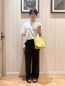吉岡小百合さん（レディース・158cm）の夏コーディネート