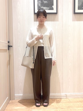 吉岡小百合さん(レディース・158cm)の夏コーディネート