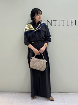 朝比奈 彩×Oggi×UNTITLED スペシャルコラボ】シャツカラー