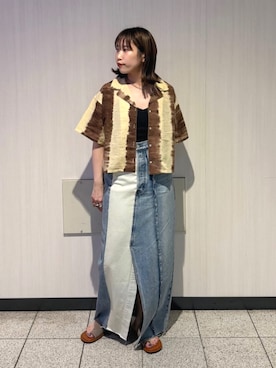 江口麻衣さん（レディース・158cm）の夏コーディネート