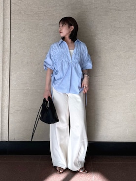 江口麻衣さん(レディース・158cm)の夏コーディネート