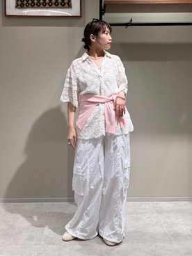 江口麻衣さん（レディース・158cm）の夏コーディネート