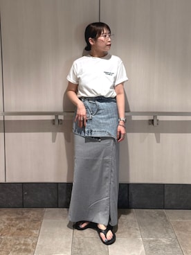 江口麻衣さん(レディース・158cm)の夏コーディネート
