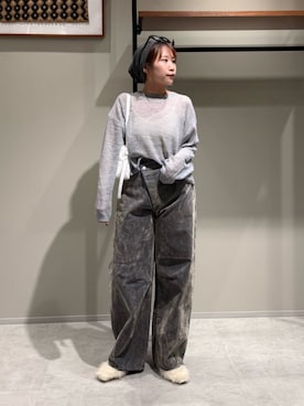 江口麻衣さん(レディース・158cm)の秋コーディネート