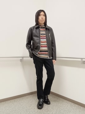 「TAKEO KIKUCHI（タケオキクチ）のアイテム」を使った、moritaさん（メンズ・168cm）の秋コーディネート
