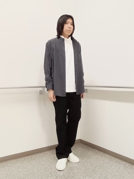 「TAKEO KIKUCHI（タケオキクチ）のアイテム」を使った、moritaさん（メンズ・168cm）の秋コーディネート