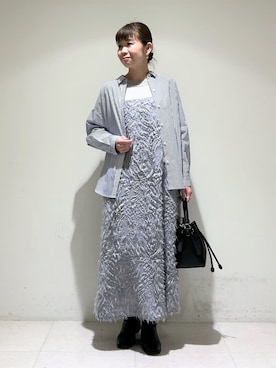「INDIVI（インディヴィ）のアイテム」を使った、tsuyuさん（レディース・162cm）の春コーディネート