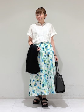tsuyuさん(レディース・162cm)の夏コーディネート