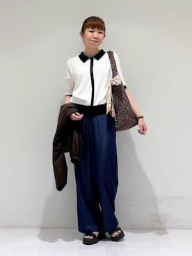 tsuyuさん（レディース・162cm）の夏コーディネート